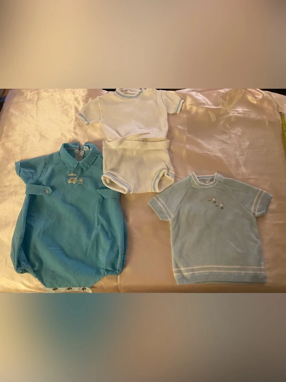 Lot of 3 Vintage 70’s Baby Clothes 3-9 months